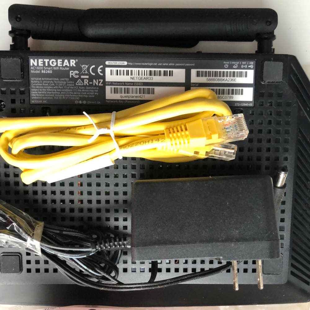 NETGEAR AC1600 WiFi Router - Model - R6260-Black - Picture 5 of 11